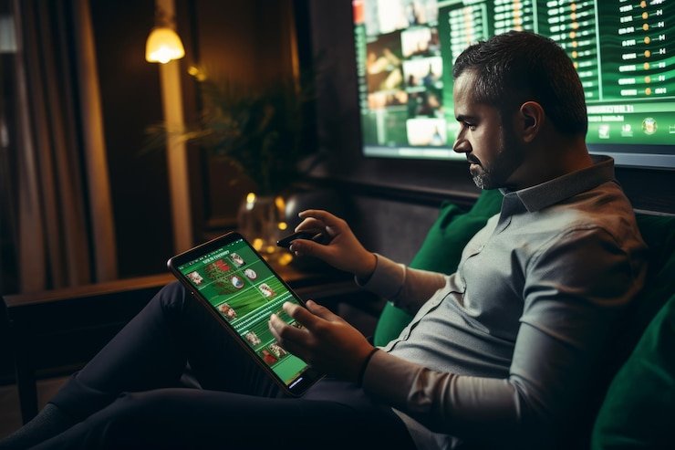 Seseorang merefleksikan kebiasaan bermain digital untuk menjaga kesehatan mental